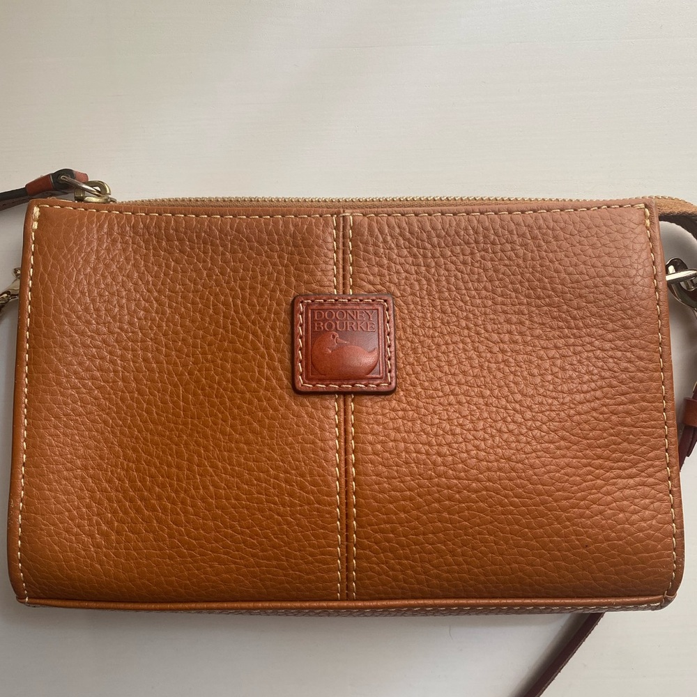 Dooney & Bourke Brown Leather Crossbody